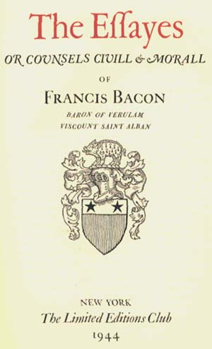 Bacon essays of friendship pdf