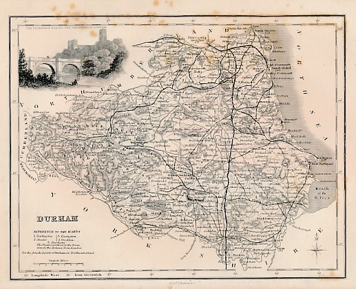 The History and Antiquities of the County Palatine of Durham Comprising a Condensed Account of its Natural, Civil, and Ecclesiastical History From the Earliest Period to the Present Time; ... its Boundaries, Parishes, etc. Volume II, Part II. 1857.