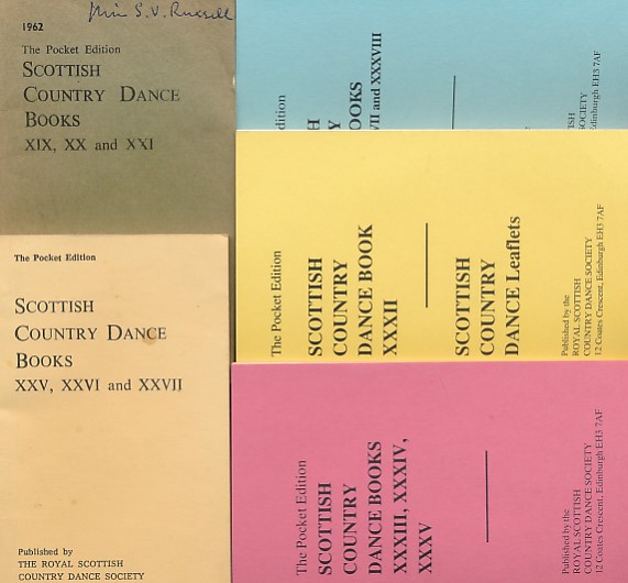 Scottish Country Dance Books. Pocket Edition. 15 books in six volumes.