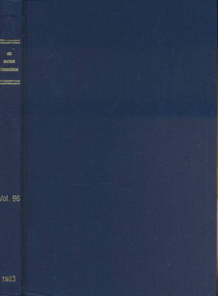 Ars Quatuor Coronatorum. Transactions of Quatuor Coronati Lodge No 2076. Volume 96 for the Year 1983.