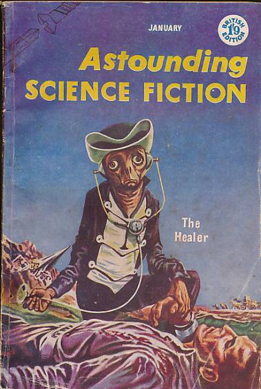 Astounding Science Fiction Volume XIII, No. 1 (British Edition). January 1957.