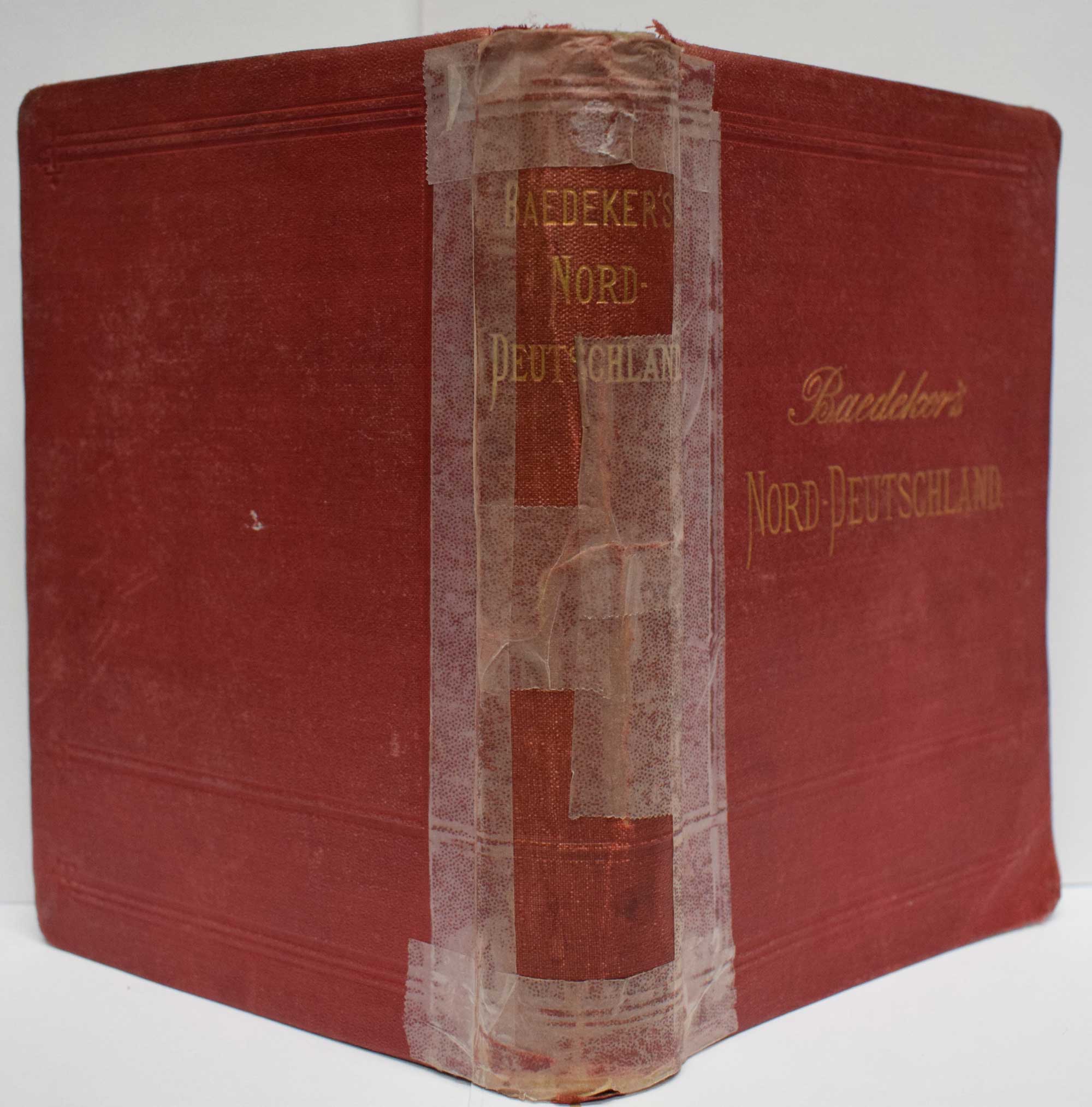 Mittell und Nord-Deutschland, Westlich bis zum Rhein. Handbuch fr Reisende. 19th edition. 1880.