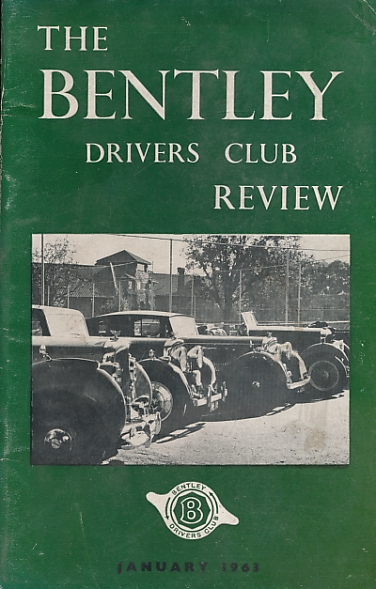 The Bentley Drivers Club Review. No 67. January 1963.