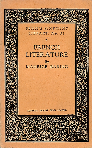 French Literature. Benn's Sixpenny Library No. 52.