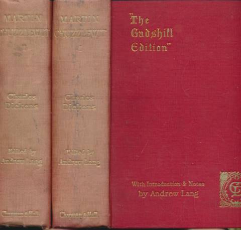 Martin Chuzzlewit. 2 volume set. Chapman Gadshill Edition.