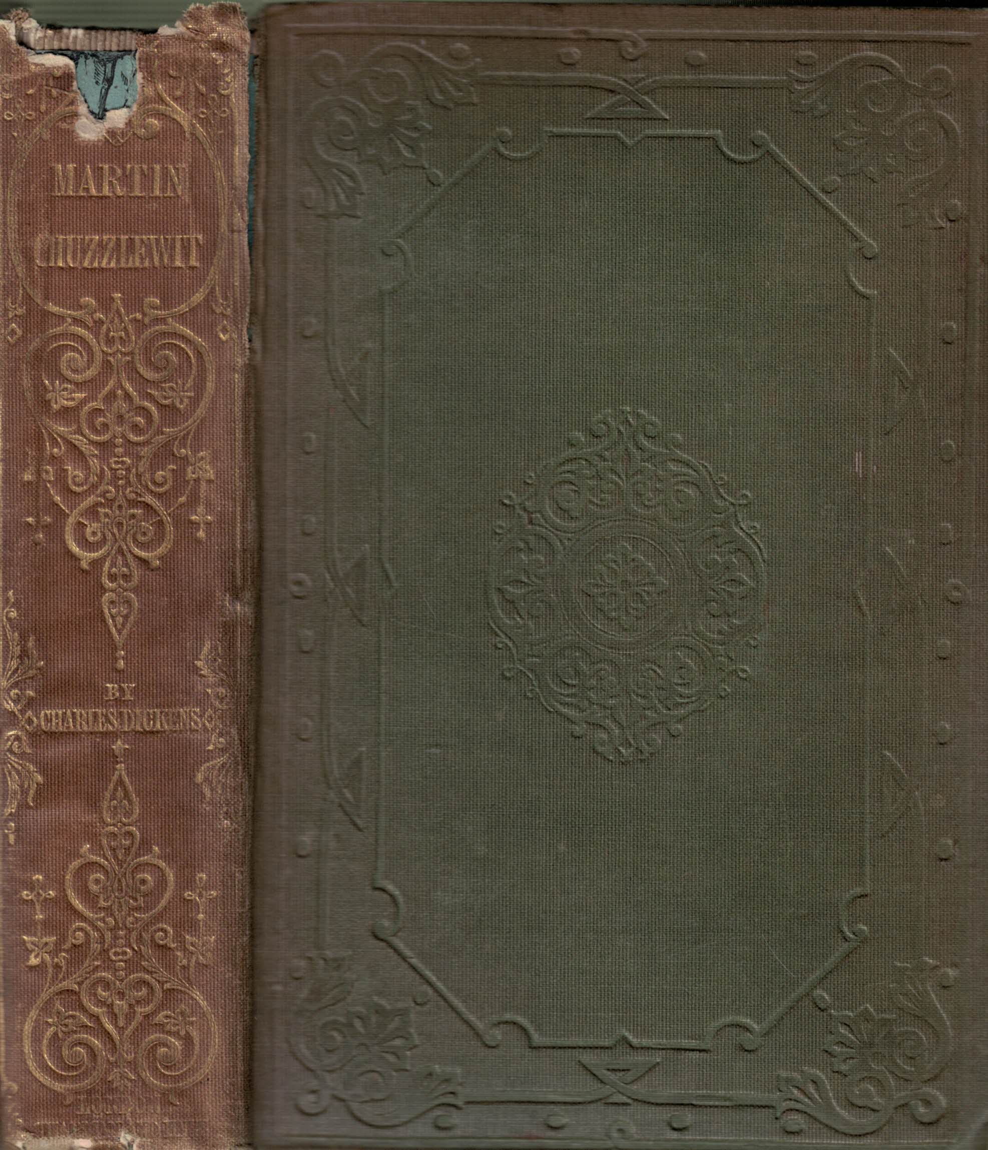 The Life and Adventures of Martin Chuzzlewit. Chapman edition. 1855.