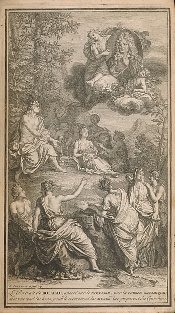 Oeuvres de Nicolas Boileau-Despraux avec des Eclaircissemens Historique, Donnez par Luimeme. 4 volume set.