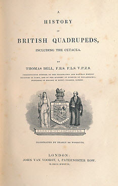 A History of British Quadrupeds, Including the Cetacea.