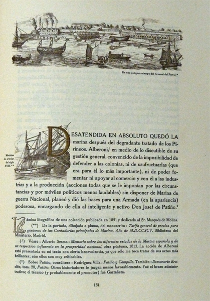La Arquitectura Naval Espaola [En Madera] Bosquejo de Sus Condiciones y Rasgos de su Evolucin. Signed limited edition.