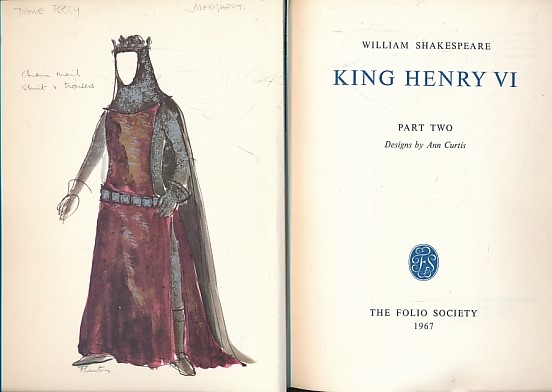 King Henry VI Parts I, II & III. Three volume set.