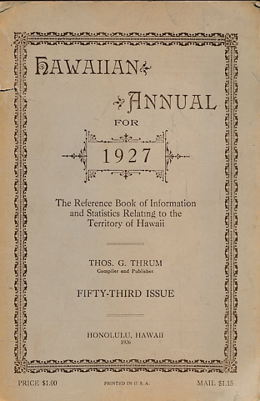 Hawaiian Annual for 1927.
