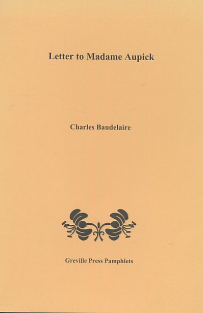 Letter to Madame Aupick