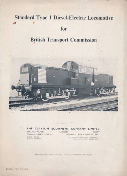 Standard Type 1 Diesel-Electric Locomotive