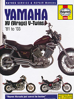 Yamaha XV (Virago) V-Twins. '81 to '03.
