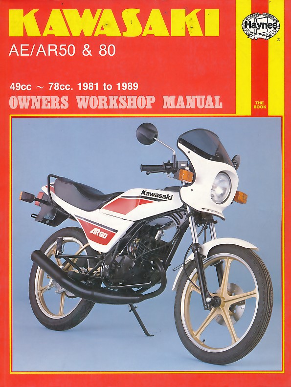 Kawasaki AE/AR50 & 80. 1979 - 1986. Haynes Manual No 1007.