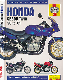 Honda CB500 Service and Repair Manual. Haynes Manual No 3753