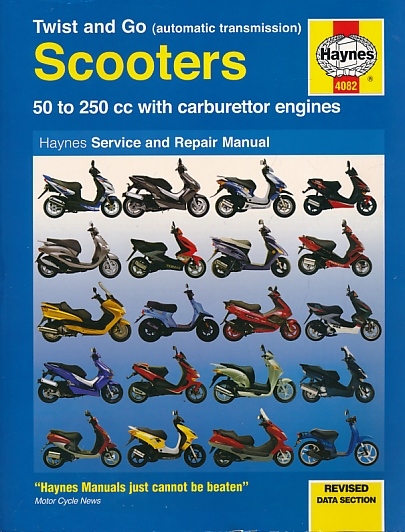 Scooters 50 to 250 with Carburettor Engines