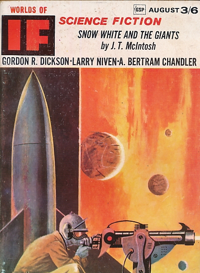 Worlds of IF Science Fiction. Volume 16, No. 10. Issue No. 107. August 1966.