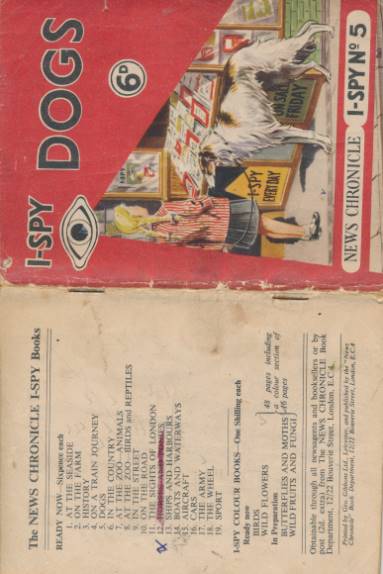Dogs. I Spy No 5. 1952.
