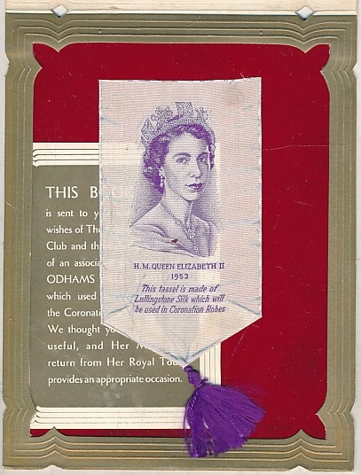 Elizabeth II Coronation 1953 Bookmark