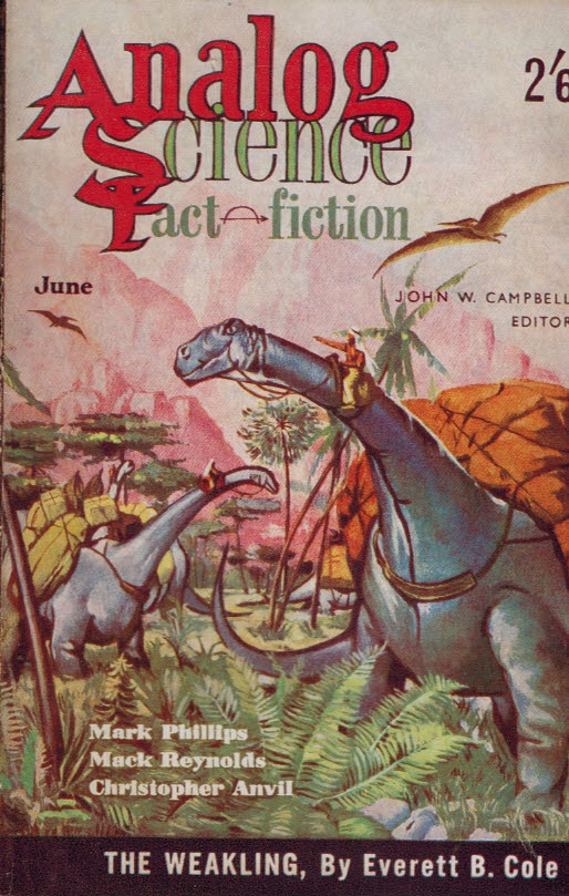 Analog. Science Fiction and Fact. Volume 17, No. 6. June 1961.