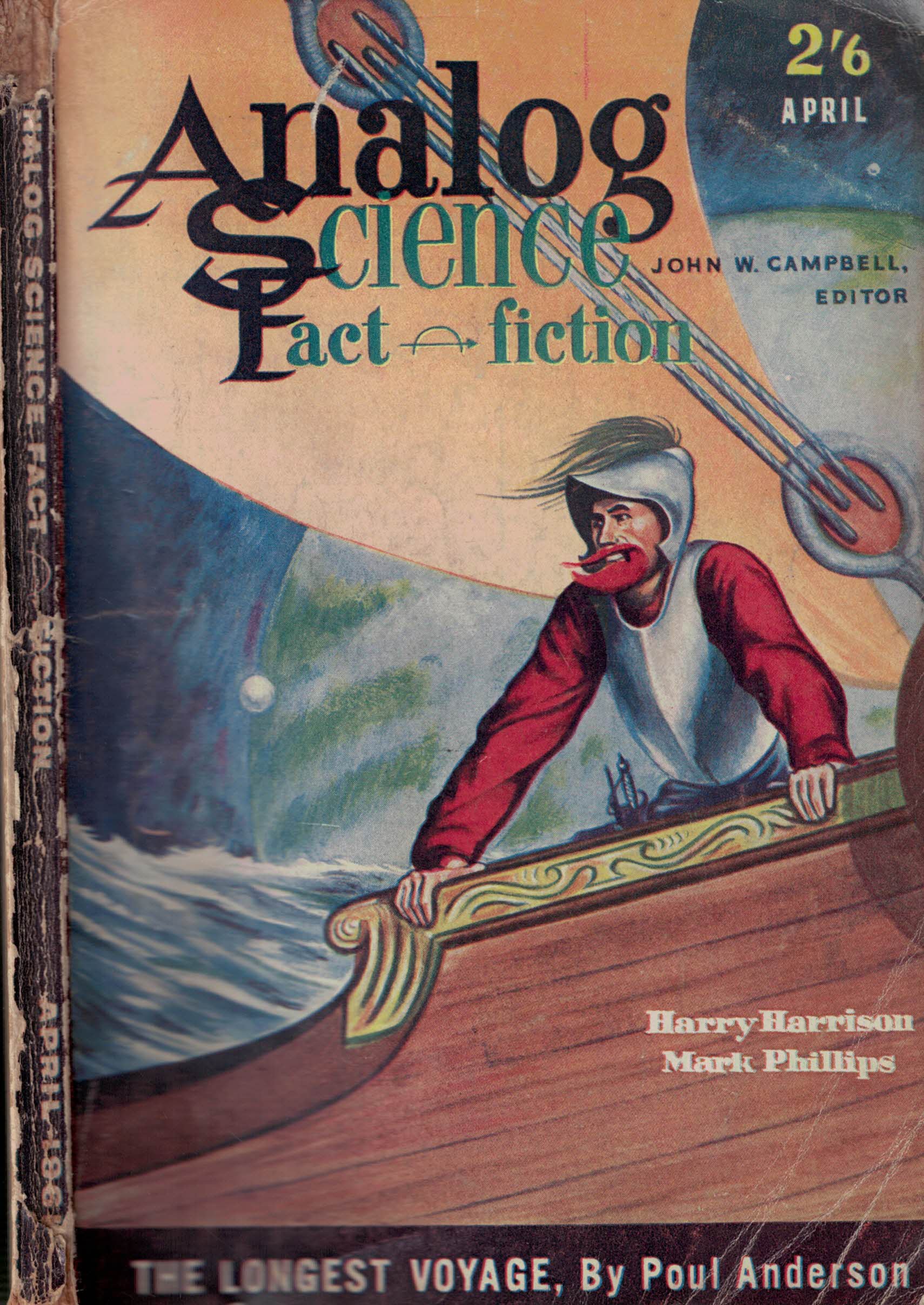 Analog. Science Fiction and Fact. Volume 17, Number 4. April 1961. British edition.