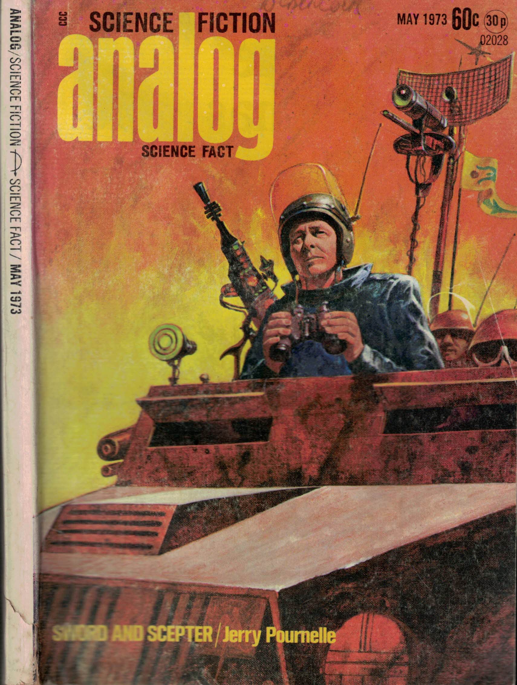 Analog. Science Fiction and Fact. Volume 93, Number 3. May 1973.
