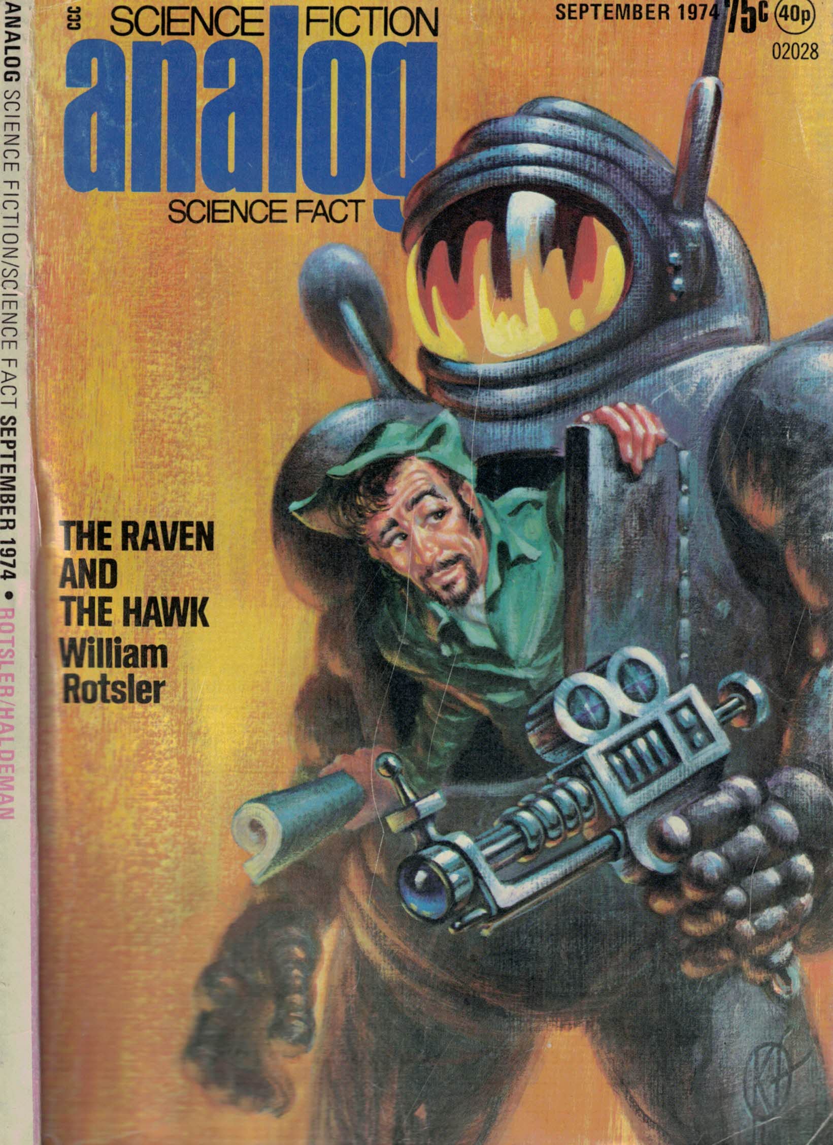 Analog. Science Fiction and Fact. Volume 94, Number 1. September 1974.