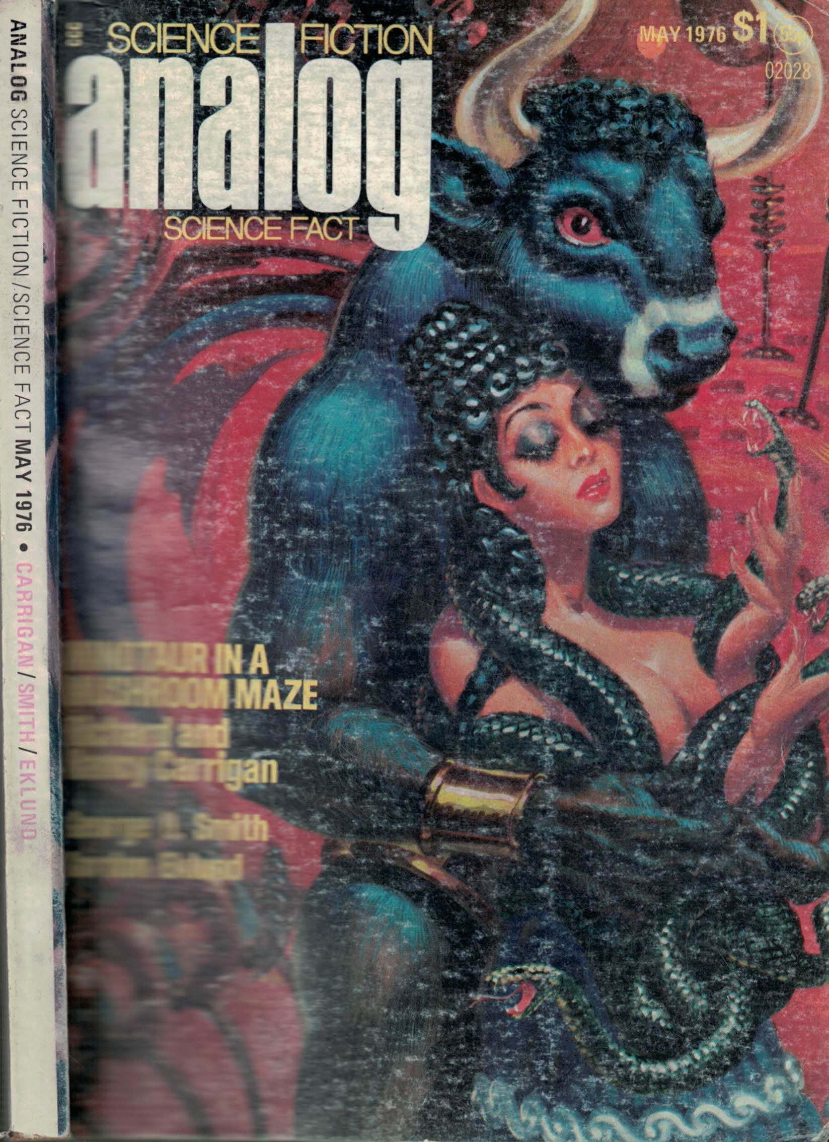 Analog. Science Fiction and Fact. Volume 96, Number 5. May 1976.