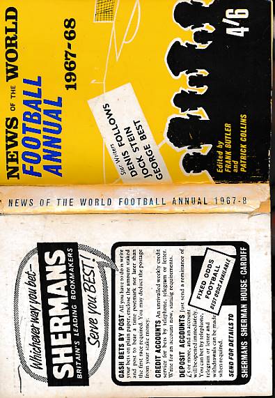 News of the World Football Annual. 1967-68.