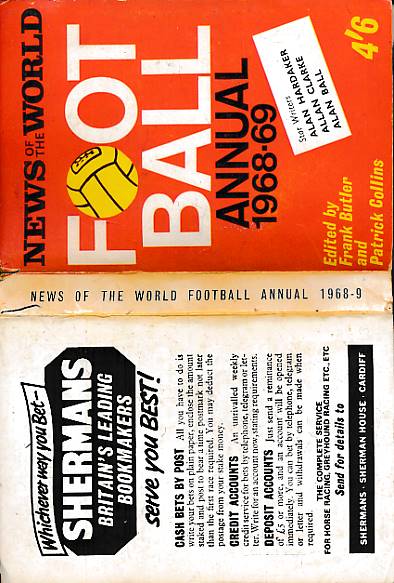 News of the World Football Annual. 1968-69.