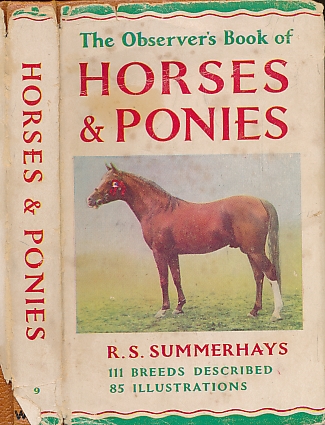 The Observer's Book of Horses and Ponies. 1961.