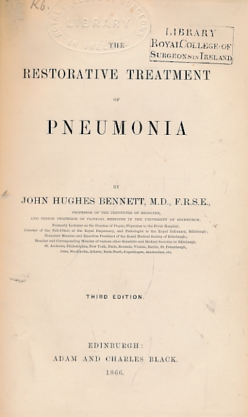 The Restorative Treatment of Pneumonia