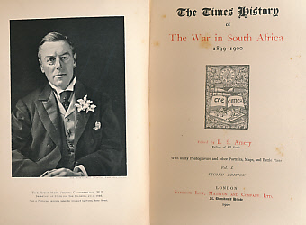 The Times History of the War in South Africa, 1899 - 1902. Volumes I - VI.