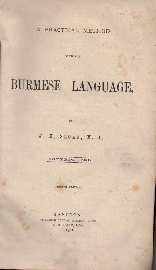 A Practical Method with the Burmese Language