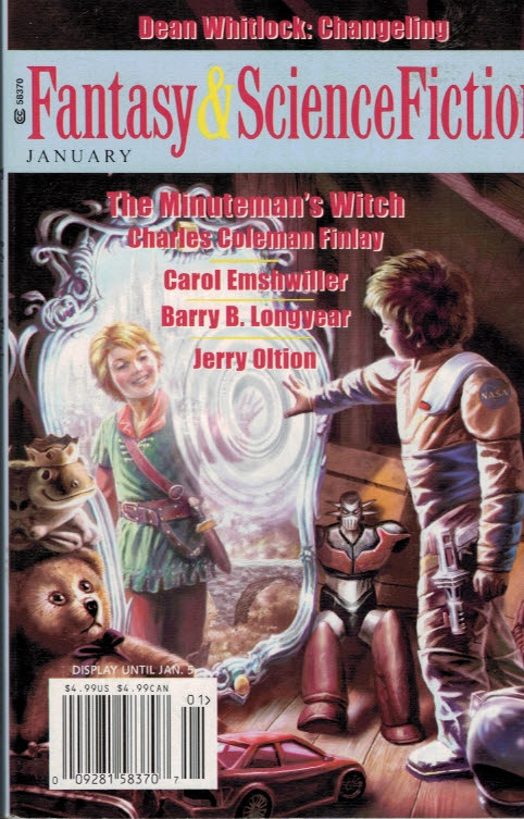 The Magazine of Fantasy and Science Fiction. Volume 116 No 1. January 2009.