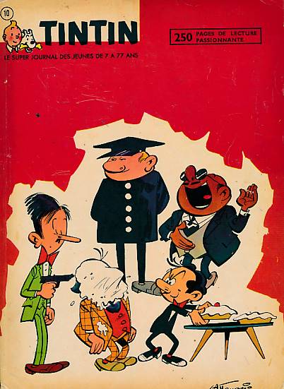 Tintin. Le Super Journal des Jeunes de 7 a 77 Ans. No. 10. Issues 3-7, 1962.