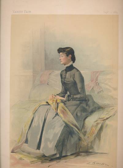 Vanity Fair colour print 'The Marchioness of Waterford'. Ladies No 2. 1883.