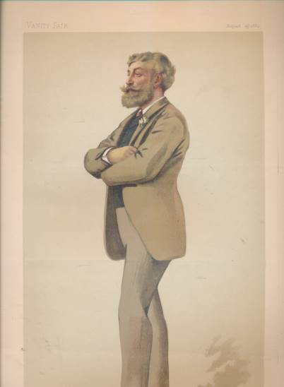 Vanity Fair colour print 'The Senator' (Cyril Flower MP) Statesmen No 408. 1882.