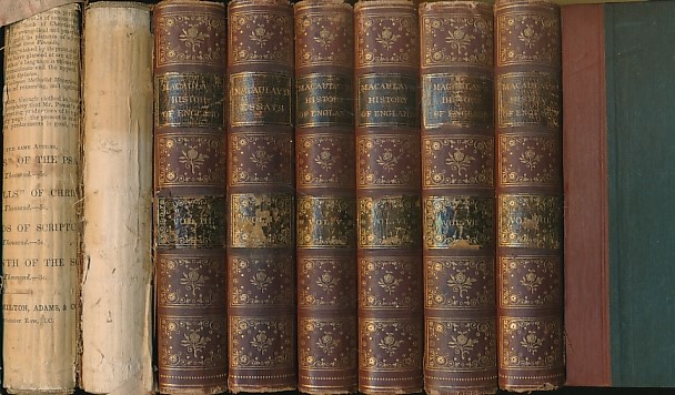The History of England from the Accession of James the Second. 8 volume set. 1874. Longman edition.