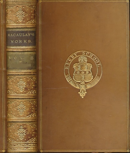 MACAULAY, THOMAS BABINGTON (EDITED BY HIS SISTER LADY [HANNAH MOORE MACAULAY] TREVELYAN) - The Works of Lord Macaulay. Volume V. England