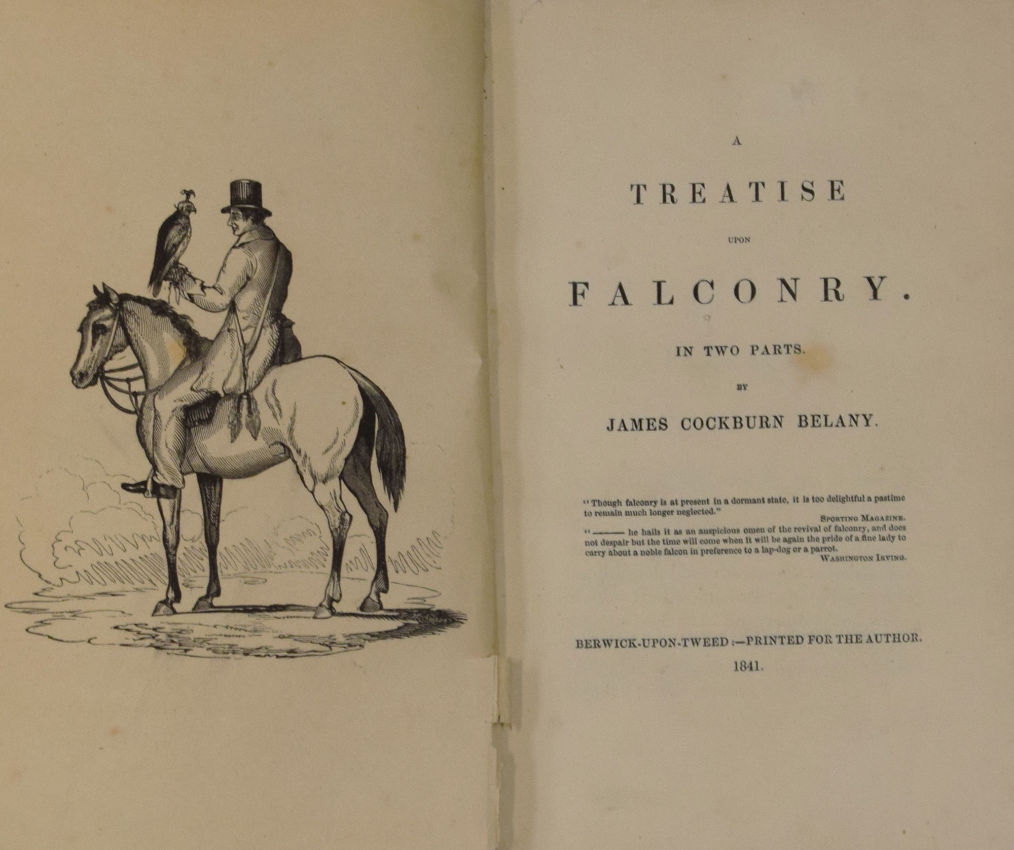 A Treatise upon Falconry in two parts