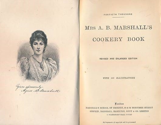 Mrs A B Marshall's Cookery Book