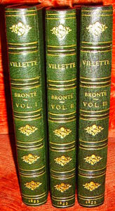 Villette. 3 volume set. 1853.
