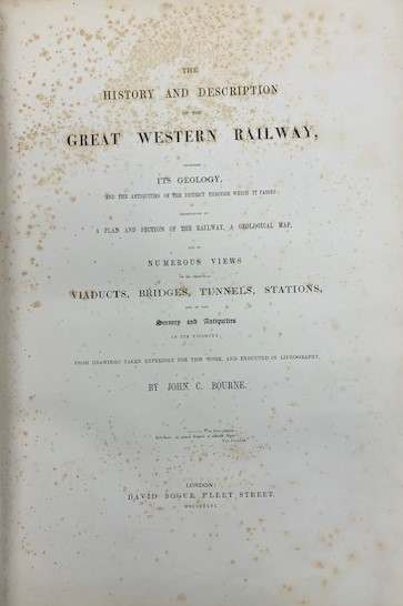 The History and Description of the Great Western Railway