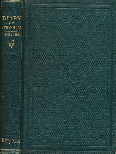 WARREN, SAMUEL - Passages from the Diary of a Late Physician. Volume III