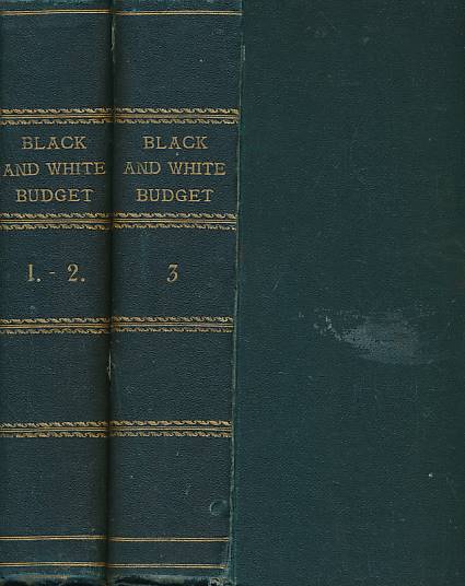 Black and White Budget. 3 volume set bound in 2. [Transvaal]