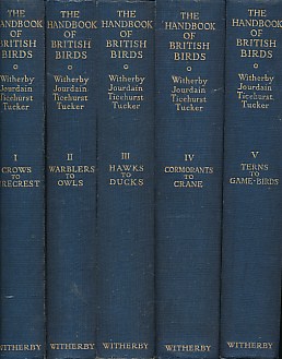 The Handbook of British Birds. 5 volume set. 1946.