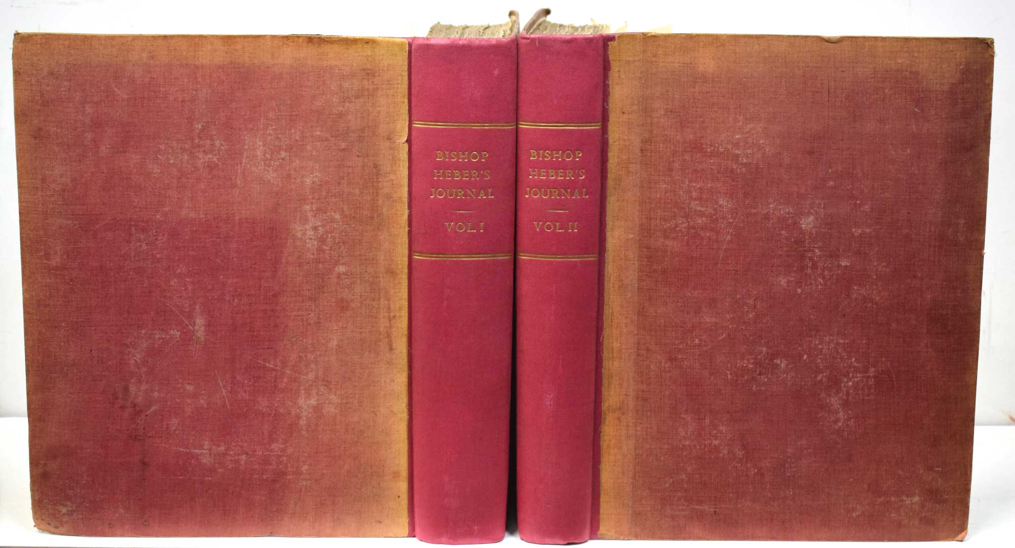 Narrative of a Journey through the Upper Provinces of India from Calcutta to Bombay 1824-1825 [with notes upon Ceylon]. An Account of A Journey to Madras and the Southern Provinces, 1826, and Letters Written in India. 2 volume set.