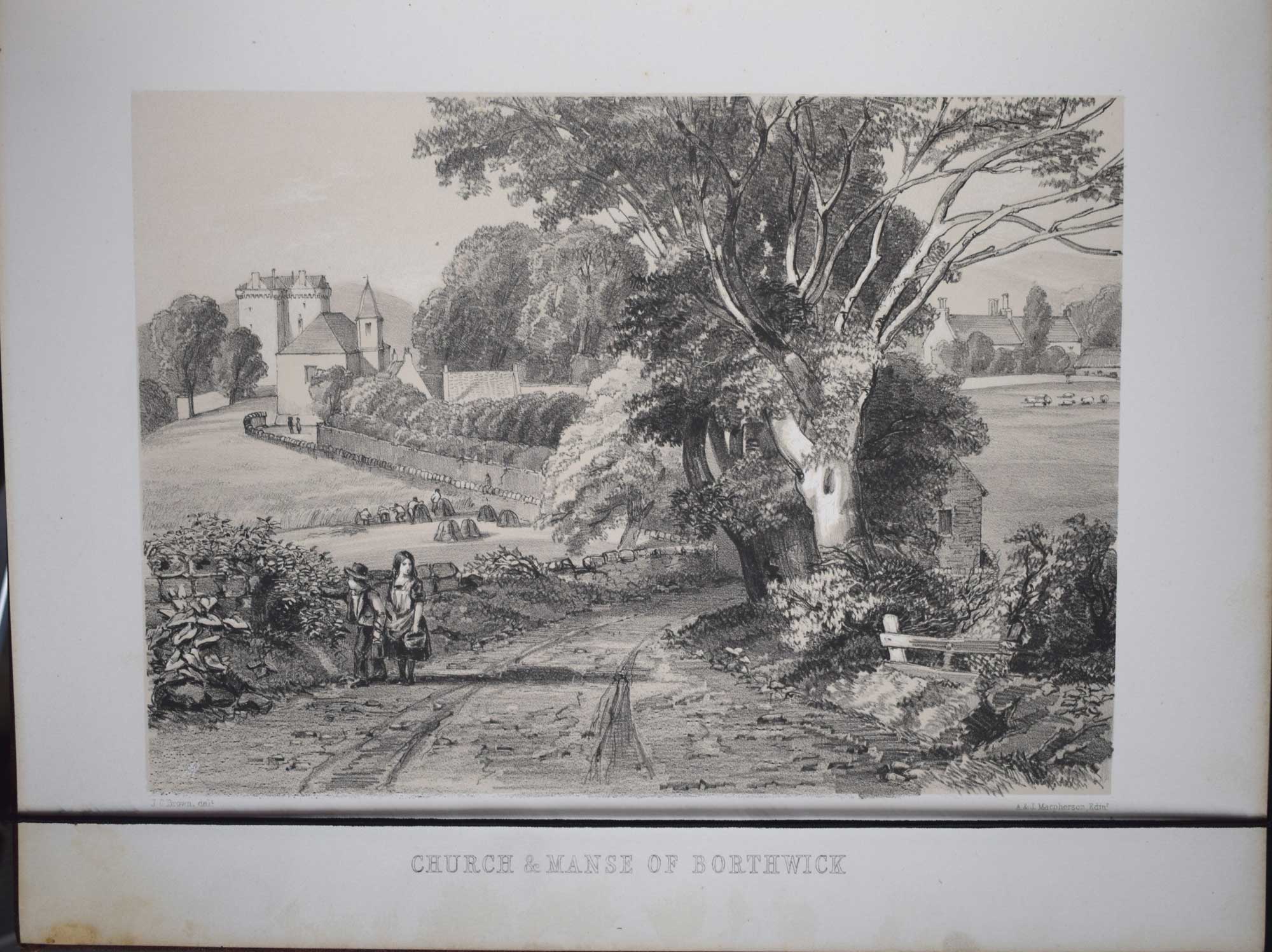 Illustrative Views in Tinted Lithography of Interesting and Romantic Parish Kirks and Manses in Scotland